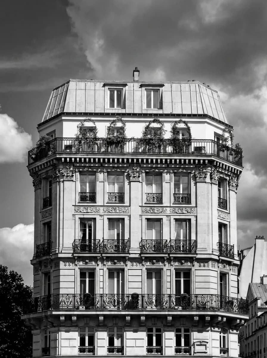 Maison — style Fine Art N&B